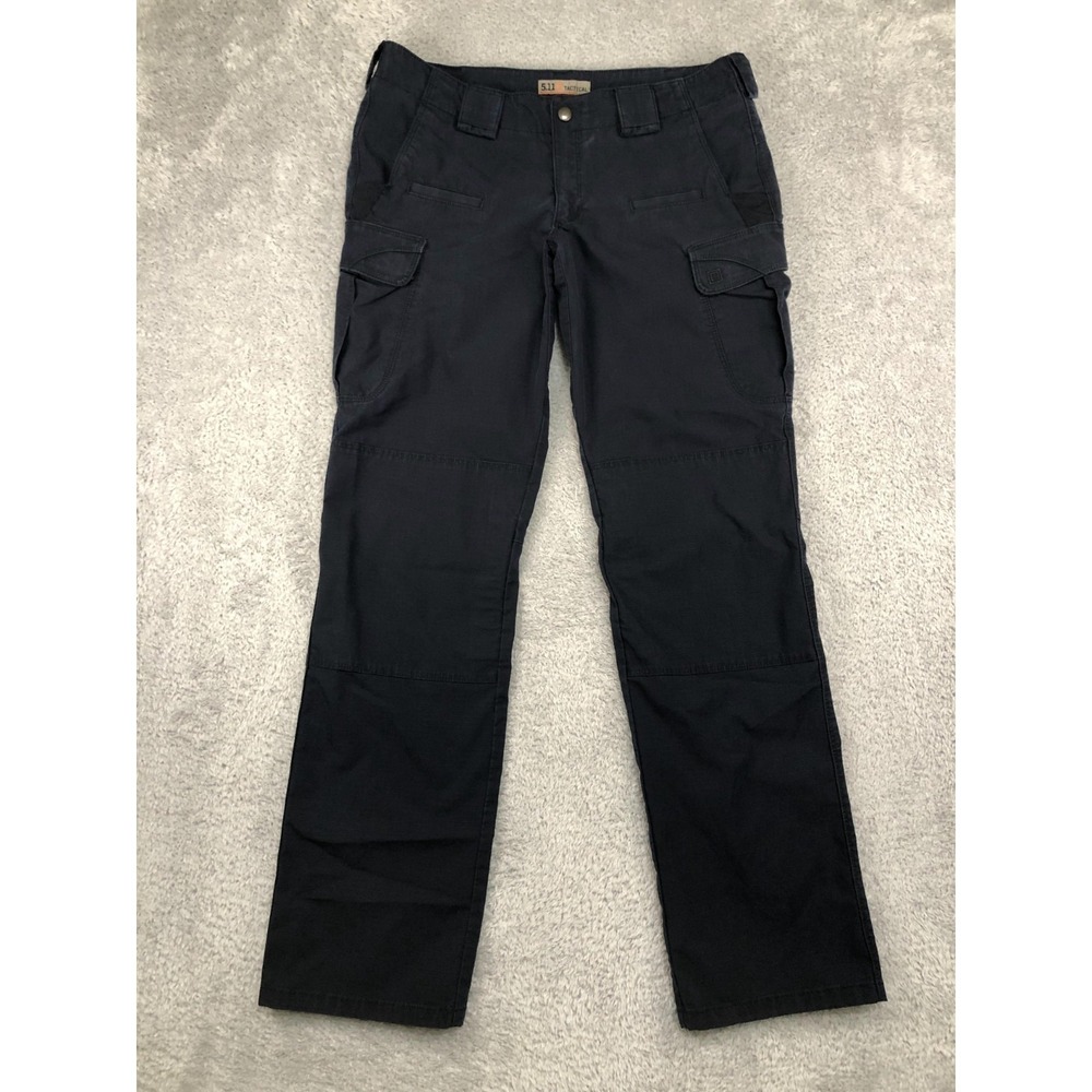 5.11 Tactical Pants Womens 14 (35x34) Stryke Cargo Navy Blue Low Rise 64386